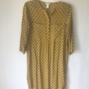 Gold High- low dress